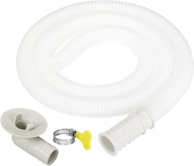 Afvoerslang Airconditioner - Condensafvoer Slang - Condenswater Afvoeren - Universele Connector - 1 meter - Wit