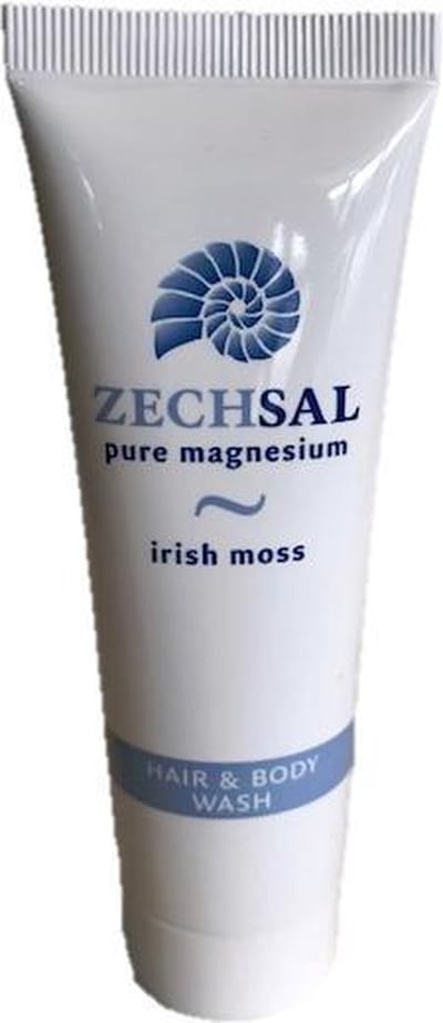 Zechsal Hair & Body Wash 50ml – Reisverpakking – Magnesium Wash – Voor Gevoelige Huid – Met Ierse Mos