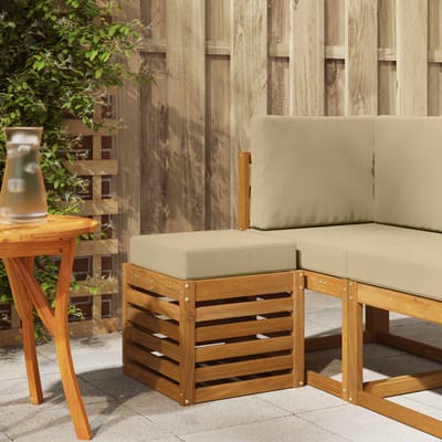 vidaXL - Buitenstoel - Bank - Massief - Acacia - Hout - Naturel