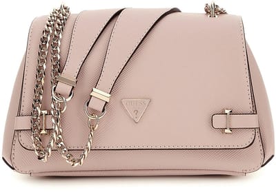 GUESS Schoudertas Rosalba Convertible Xbody Flap Bag Rose Roze