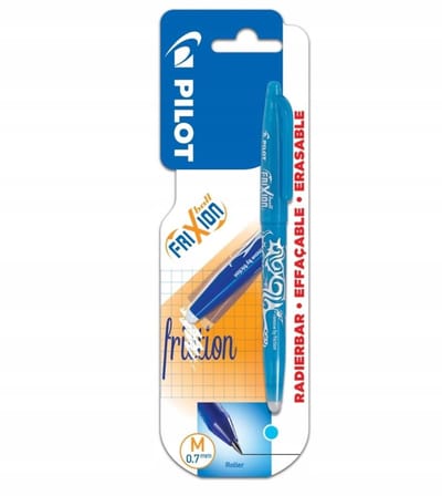Pilot FriXion Ball Rollerballpen - Azurblauw, 0,7 mm