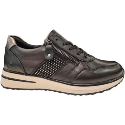 Remonte -Dames - zwart - sneakers - maat 37