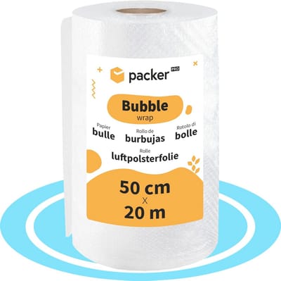Luchtkussenfolie 50 cm x 20 m - Ideaal voor Verhuizing, Verpakking en Verzending