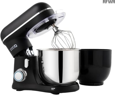 RFWR® Keukenmachine met 2 kommen van 3,5 l en 10 snelheden voor efficiënt koken