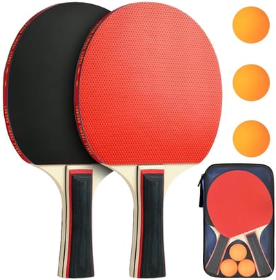 Unyqoos® Complete tafeltennisset met batjes, ballen en draagtas voor alle niveaus