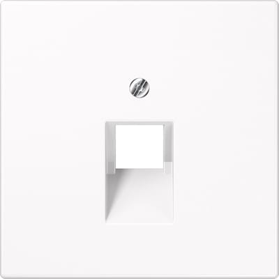 Jung LS969-1UAWW UAE-, IAE-, ISDN-contactdoos Afdekking 1-voudig Wit