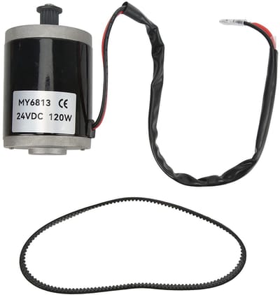 Allecto - Geborstelde Motor - Elektrische Scooter Motor - Aluminium - 24V - 120W - Duurzaam en Krachtig - Geschikt voor Fietsen en Driewielers - In...
