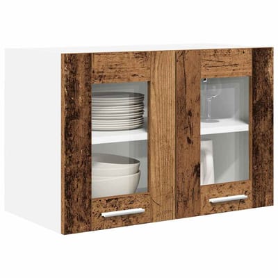vidaXL - Hangkast - Oudhout - 60 - x - 31 - x - 40 - cm - Bewerkt - hout