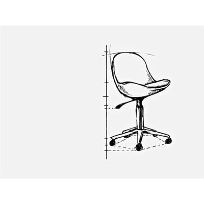 BOARD-UP frameless whiteboard - 75x100 cm LegaMaster
