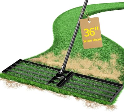 Lawn Leveling Rake 91cm - Heavy Duty Gardening Tool for Garden Care