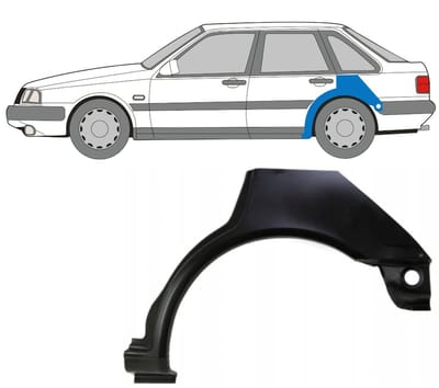 Reparatiepaneel achterspatbord voor Volvo 440 460 1988-1997 / Links
