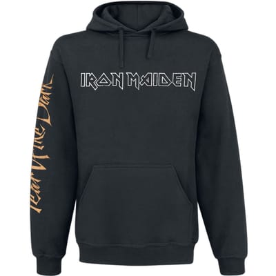 Iron Maiden Trui met capuchon - Fear Of The Dark - S tot XXL - voor Mannen - zwart
