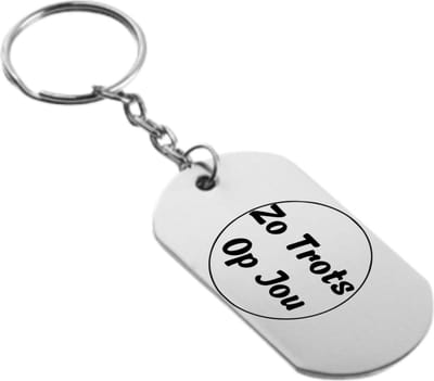 Akyol - Zo trots op jou sleutelhanger Gefeliciteerd cadeau - Trots cadeau - Collega cadeau - School - Bedankje - Bedank cadeau - Afscheidscadeau school - Collega kado - Gegrafeerd