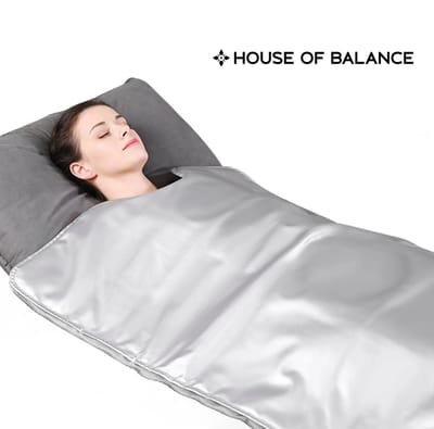 House of Balance Infrarood Saunadeken 350 - Infrarood Deken - Thuis gebruik - Spierherstellend - Afvallen - Afstandsbediening - Huid verjonging -Warmte Therapie