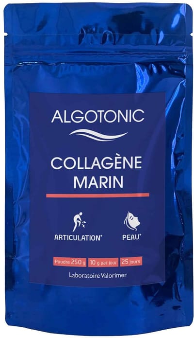 Algotonic Collageenpoeder voor Antiveroudering en Mobiliteit - Gehydrolyseerd - 10 g per dag - Bevat Vitamine C