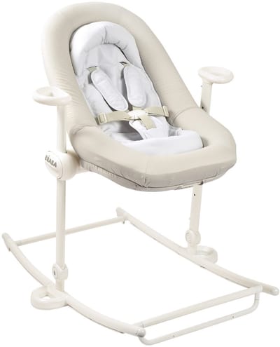 Béaba Sitter Relax Up & Down Plus - 4 Verstelbare Hoogtes - Tem 9 kg / 9 maanden - Inclusief Zitverkleiner - Sea Salt - Wipstoel