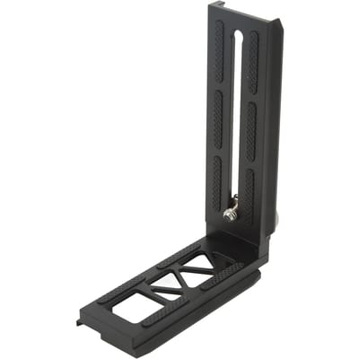Plaque de Dégagement Rapide Verticale pour Caméra Alliage d'Aluminium Usinage CNC Support en L pour Caméra pour RS2 RSC2 RS3 gray