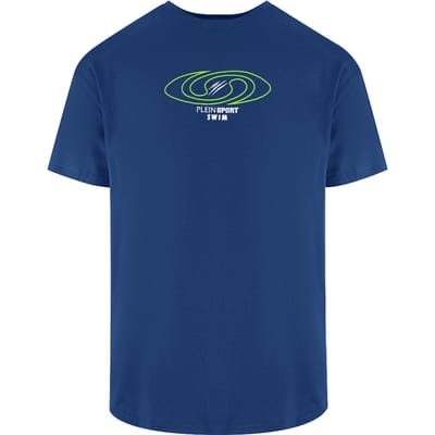 Korte Mouwen T-shirt in Donkerblauw