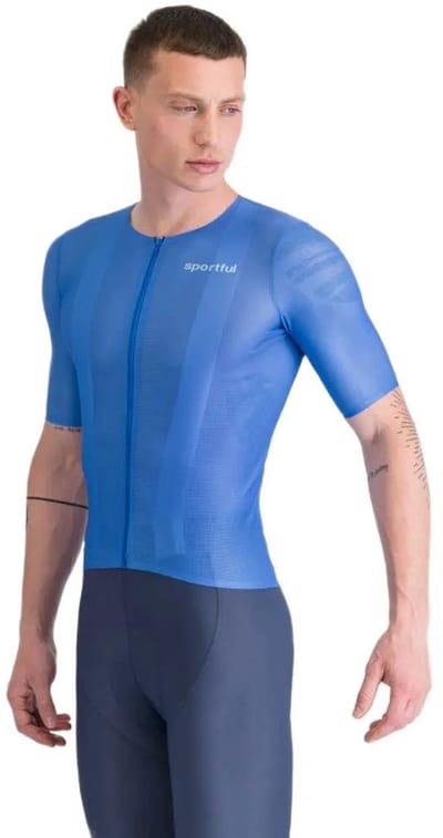 Sportful Light 2 Korte Mouw Wielertrui Blauw 2XL Man