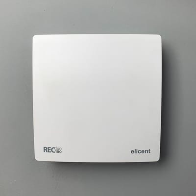 VANTUBO RECDUO_PLUS 100 RC - decentrale wtw - Luchtontvochtigers - Muurventilator met warmteterugwinning ventilatie