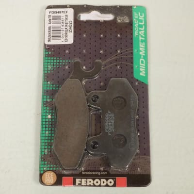Plaquette de frein Ferodo pour Scooter Peugeot 125 Satelis Powermotion Euro4 2017 à 2019 AR Neuf