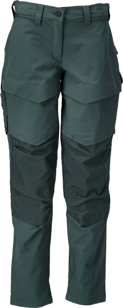 Mascot Customized Broek met kniezakken 22378-311 - Bosgroen - C34 - 76