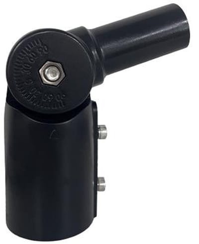Lantaarnbeugel voor paalbevestiging - Kantelbaar - Aluminium - Max diameter 43mm