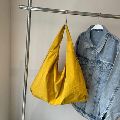 Nylon Grote Capaciteit Casual Schoudertassen Pendelen Binnenvak Dames Tassen in de Aanbieding Mode Effen Kleur Handtassen brown