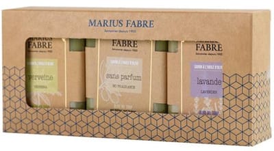 Marius Fabré -Cadeauset van 3 Savonnettes - Verbena -Olijf - Lavendel - 3 x 150 gr.