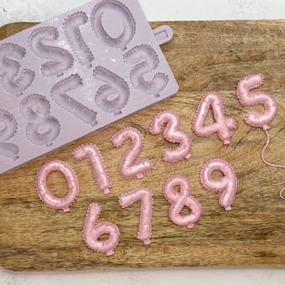 Karen Davies Siliconen Mal Balloons Numbers