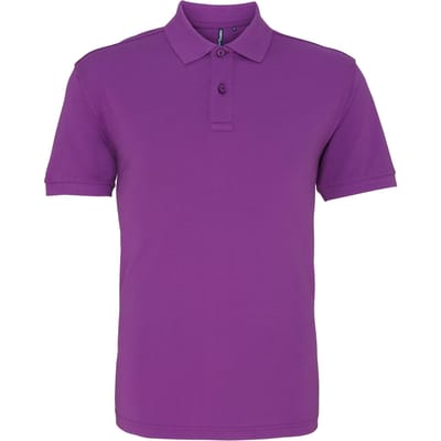 Asquith & Fox Heren Poloshirt met korte mouwen (Orchidee)