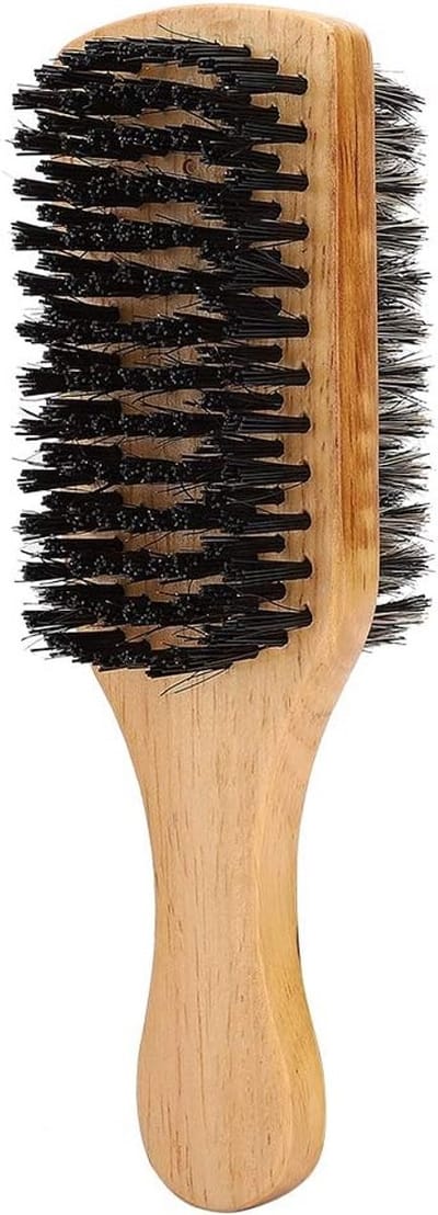 Dubbelzijdige Haar- en Baardborstel voor Mannen - Multifunctionele Borstel voor Baardverzorging en Styling