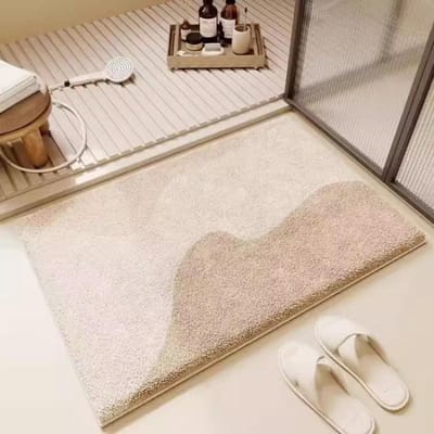 Cartoon imitatie kasjmier badkamervloermat entree deurmat badkamer bad huishouden toilet antislip voetmat absorberende mat 40X60cm 15.7X23.6in
