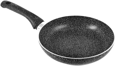 Kleine Braadpan met Antiaanbaklaag 18 cm Antraciet