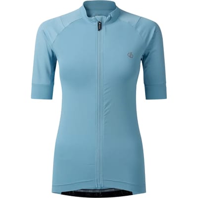 Dare2B dames fietsshirt met korte mouwen en bliksemmotief