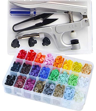 Drukknopen Set met Tang - 360 T5 Drukknopen in 24 Kleuren voor DIY en Ambachten