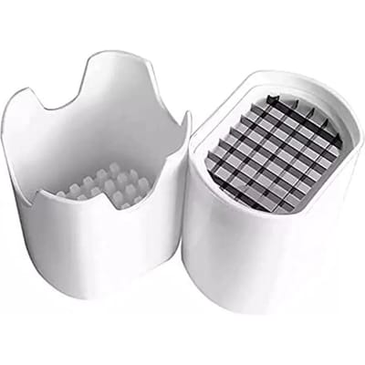 1PCS Franse Frietsnijder Natuurlijke Snij Snelle Snijmachine Groente Aardappel Gereedschap Voedsel Groente Snijder Groente Chopper wit