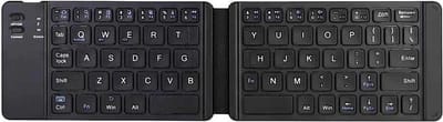 Elementkey FBK – Opvouwbare Bluetooth toetsenbord -  QWERTY – 30 Dagen Stand-by – Bluetooth - Zwart