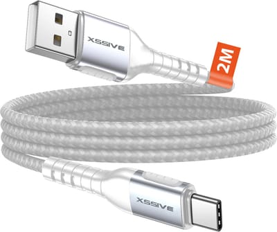 Xssive Fast Charge USB naar USB C Kabel - Geschikt voor Samsung & Android - 2 meter