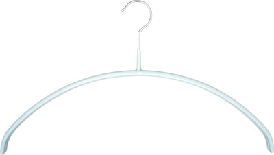 TopHangers [set van 5] - Ruimtebesparende metalen kledinghanger | Volledig voorzien van witte anti-slip coating | Geschikt voor alle bovenkleding | Gecertificeerd als 'Skin friendly' en 'Eco friendly' | 'Mawa 40P'
