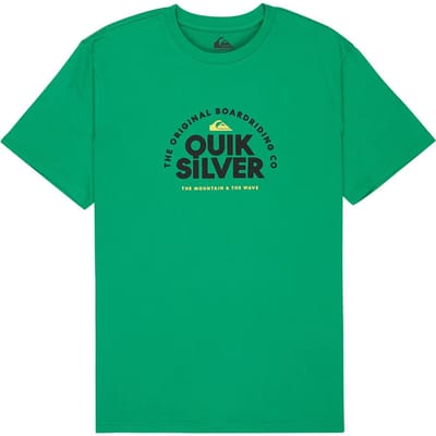 Quiksilver Fundamental Ride T-shirt Met Korte Mouwen Groen M Man