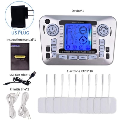 Tens Ems Spierstimulator Laagfrequente Puls Fysiotherapie Machine voor Pijnverlichting en Spierherstel