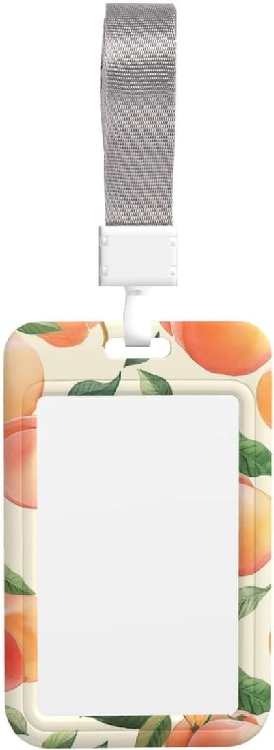 ID-badgehouder - Naamkaart houder - Snelle Toegang - Waterdicht Stofvrij - 2.7x3.9 Inch - Perzik