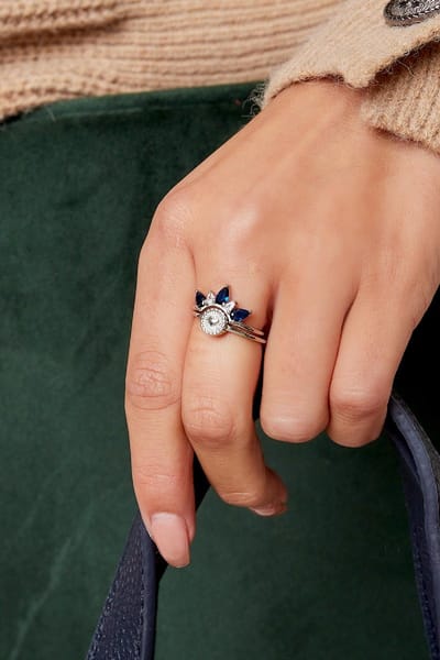 Ring crown- Silver- Stainless Steel -zilver- yehwang -16 | Cadeau voor haar | Tieners | Moederdag
