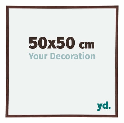 Your Decoration - Puzzellijst 50x50 cm - Bruin - Puzzellijst 500-1000 stukjes - Kunststof Fotolijst - Annecy