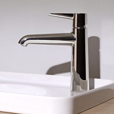 LAUFEN PURE Single lever washbasin mixer without drain valve HF901704100000
