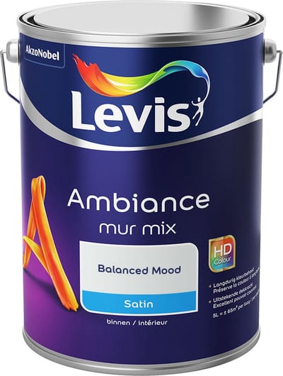 Levis - Ambiance Mur Satin Mix - Balanced Mood - Mengverf - 5 L