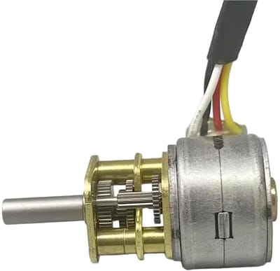 Stappenmotor DC 5V - Mini Motor Tandwiel - Robotica DIY - Volledig Metalen Tandwielen - 15mm - Metaal