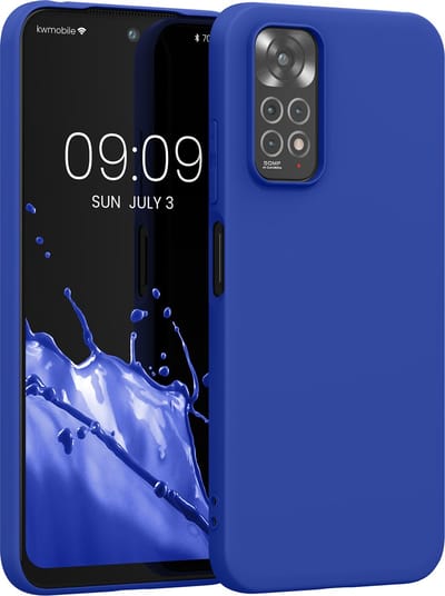 kwmobile telefoonhoesje geschikt voor Xiaomi Redmi Note 11 / Note 11S - Hoesje voor smartphone - Back cover in Baltisch blauw