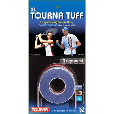 Blisterverpakking van 3 tennis overgrips Tourna Tuff